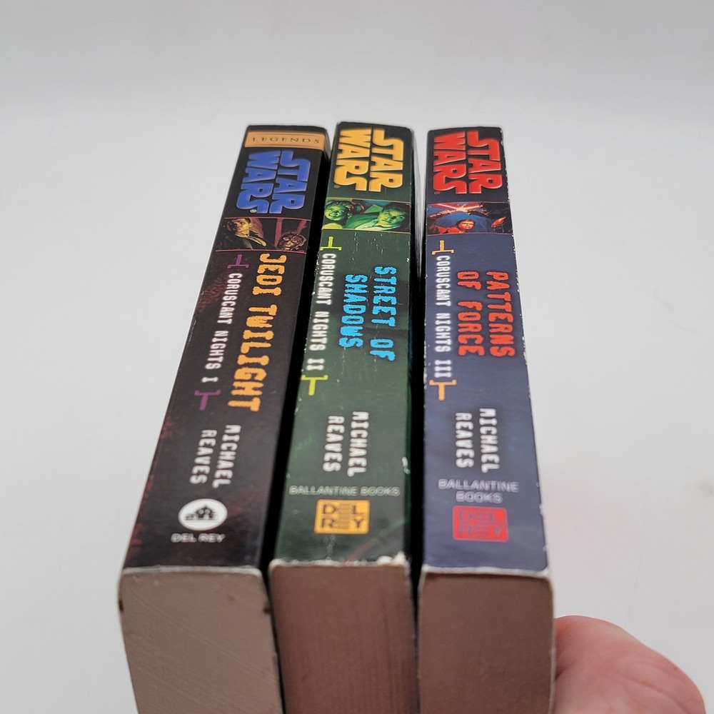 Michael Reaves Star Wars Coruscant Nights Trilogy Paperback‎ Legends Lot Good - Picture 8 of 15
